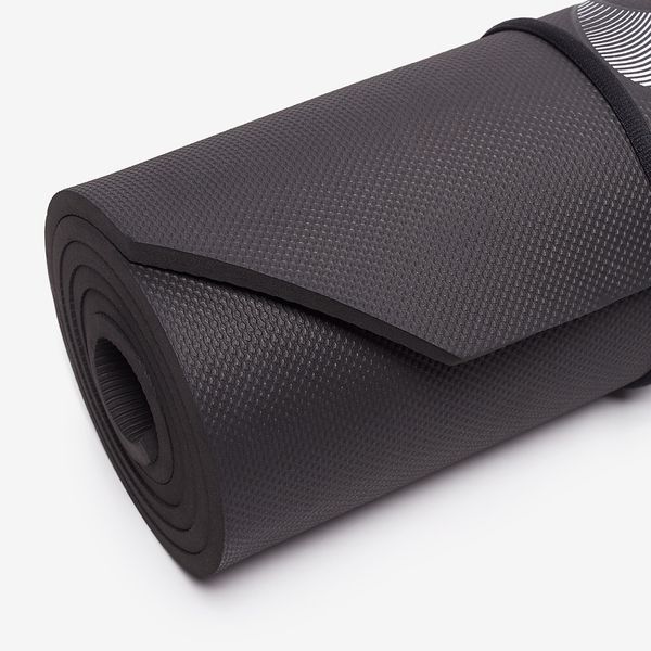 Килимок для фітнесу та йоги Nike TRAINING MAT 2.0 BLACK/WHITE NS чорний, білий Уні 180x60x0,8см N.000.0006.010.NS фото