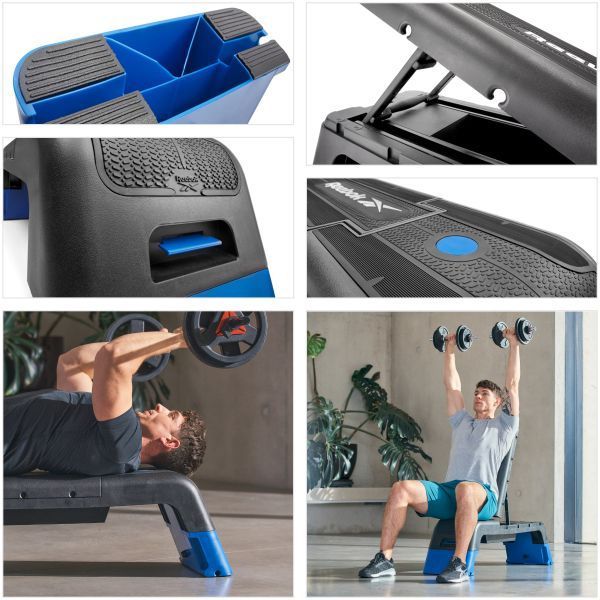 Степ-платформа Reebok Reebok Deck синій Уні 121,5 х 33,7 х 35 см RAP-15170BL фото
