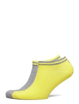 Шкарпетки Puma HERITAGE SNEAKER 2P сірий, жовтий Уні 35-38 281011001-003 фото