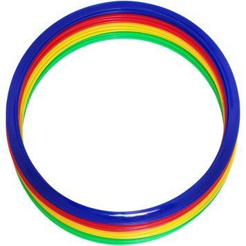 Кільця для координації Meta Flat Agility Rings Set of 12 синій, червоний, жовтий, зелений Уні 60 см 1500240450 фото