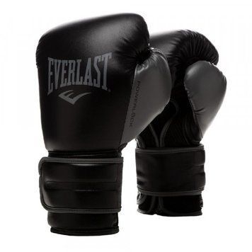 Боксерські рукавиці Everlast POWERLOCK 2R TRAINING GLOVE чорний Уні 14 унцій P00002285 фото
