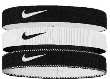 Пов'язка на голову Nike Flex Classic 3PK чорний, білий Уні One Size N.101.1932.036.OS фото