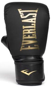 Боксерські рукавиці Everlast CARDIO ELITE BAG GLOVES чорний, золотий Уні S/M P00003319 фото