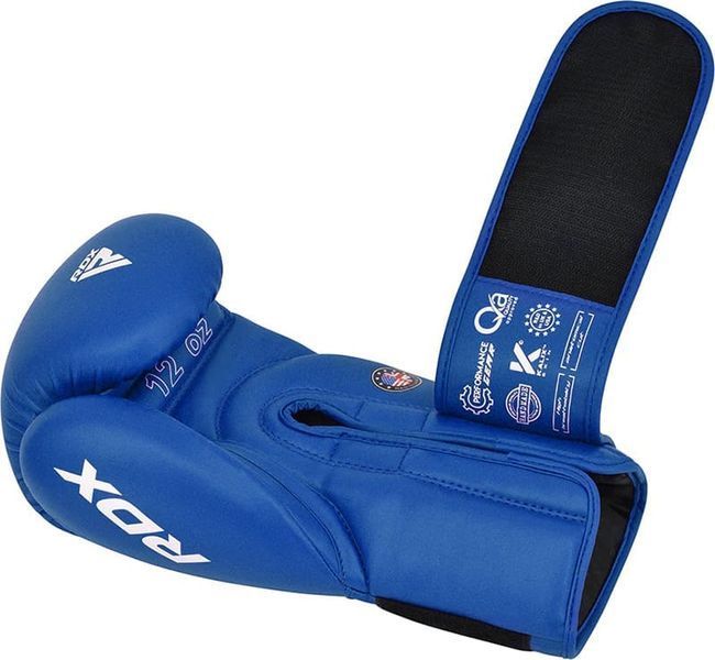 Боксерські рукавиці RDX BOXING GLOVES AS2 синій Уні 10 унцій BGR-AS2U фото