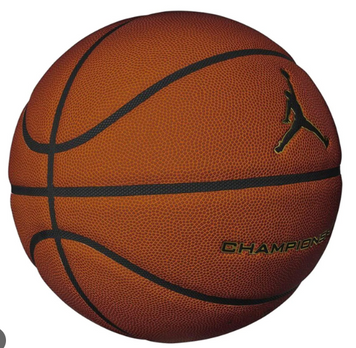 М'яч баскетбольний Nike JORDAN CHAMPIONSHIP 8P DEFLATED AMBER/BK/METALLIC GOLD/Bk size 7 J.100.9917.891.07 фото