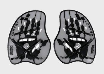 Лопатки для плавання Arena VORTEX EVOLUTION HAND PADDLE срібний, чорний Уні L 95232-015 фото