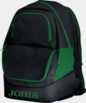 Рюкзак Joma DIAMOND II чорний, зелений Уні 47 х 32 х 32 см 400235.104 фото